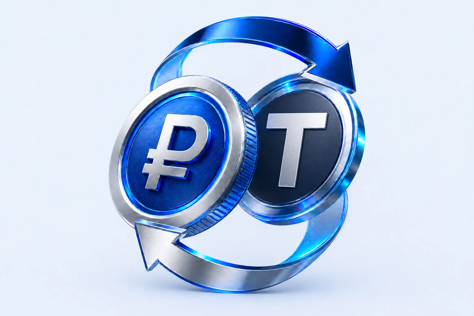 Обмен рублей на Tether