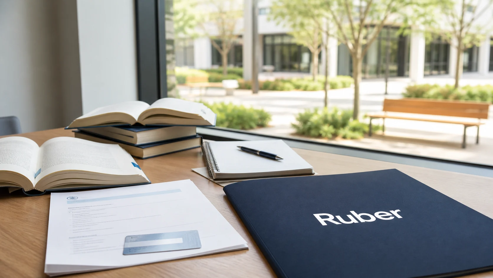 Учебные документы и папка Ruber в университете