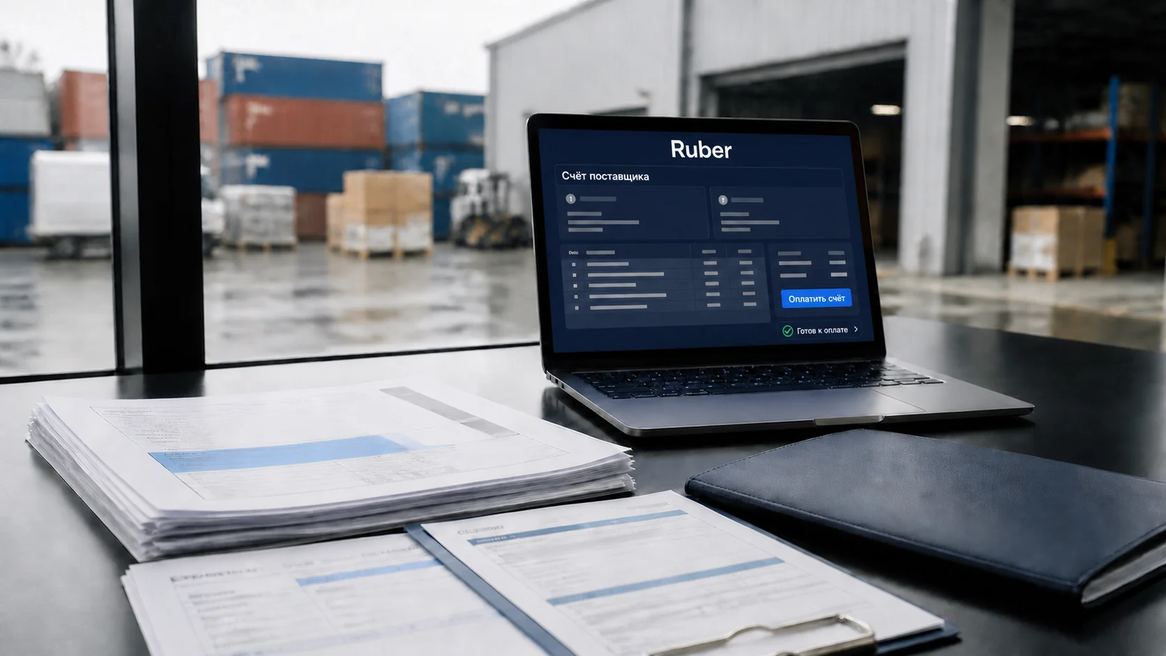 Документы и счёт поставщика в интерфейсе Ruber