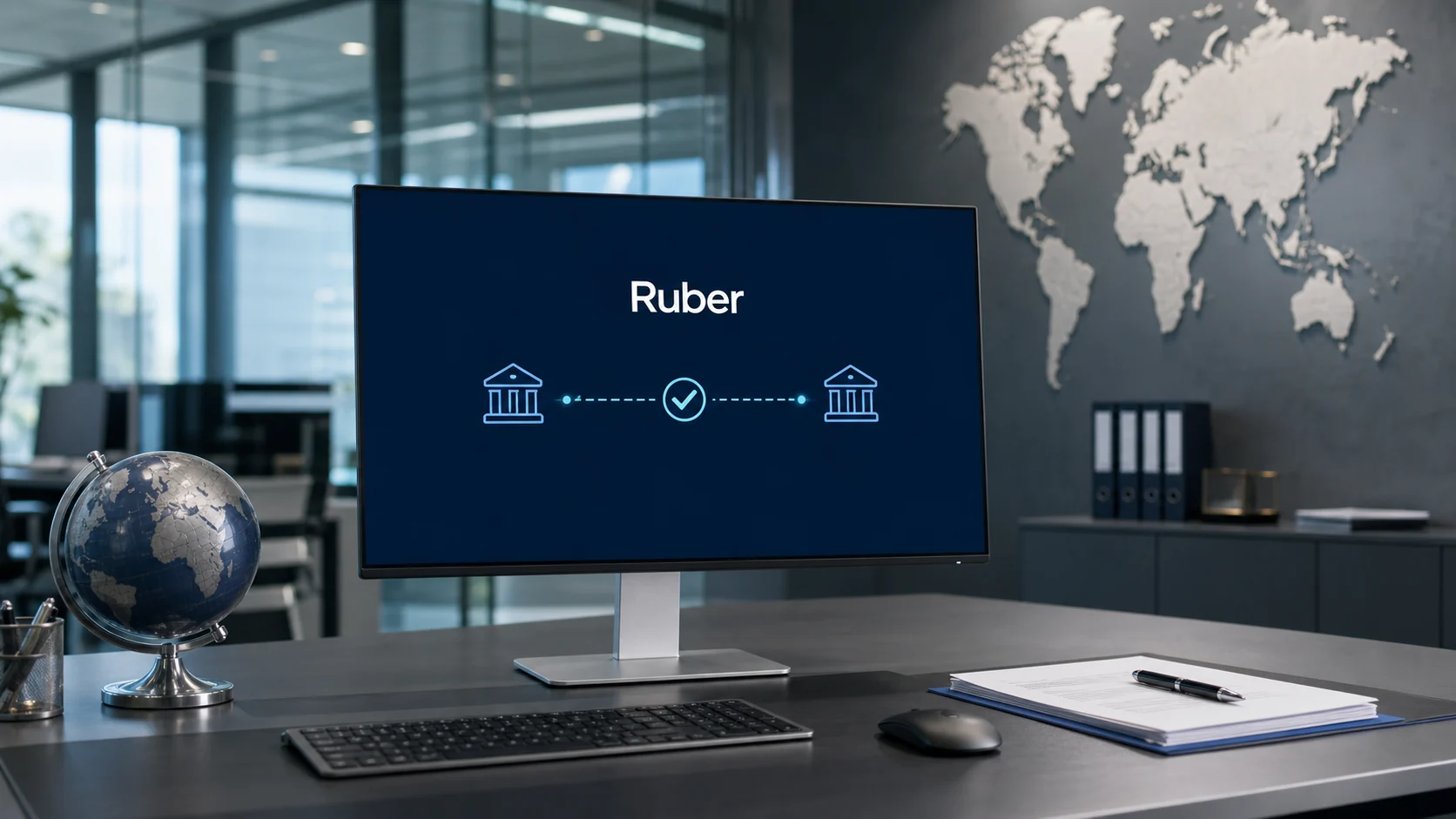 Международный банковский перевод в интерфейсе Ruber